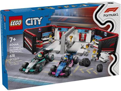 60444 LEGO City Formula 1 F1 Garage & Mercedes-AMG & Alpine Cars - Image 5