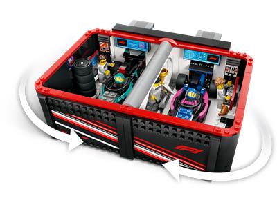 60444 LEGO City Formula 1 F1 Garage & Mercedes-AMG & Alpine Cars - Image 4