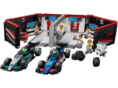 60444 LEGO City Formula 1 F1 Garage & Mercedes-AMG & Alpine Cars